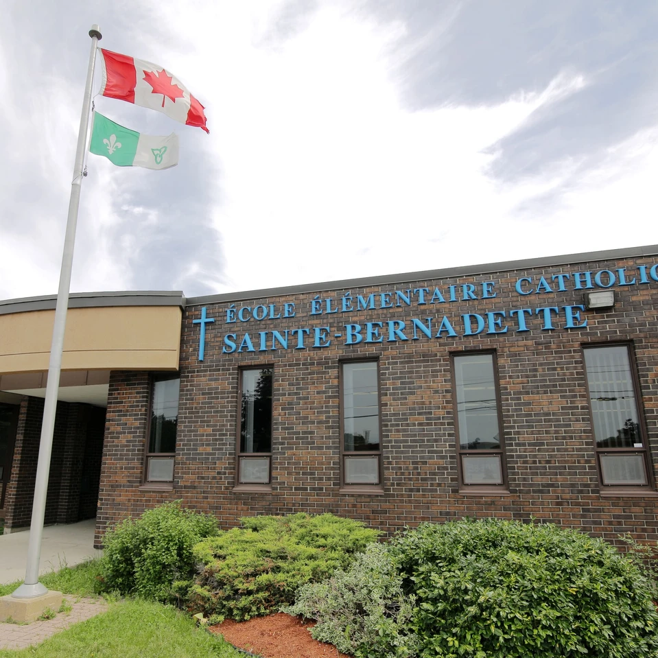 façade de l'école Ste-Bernadette